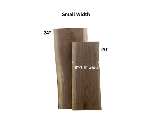 Small Walnut Live Edge Boards